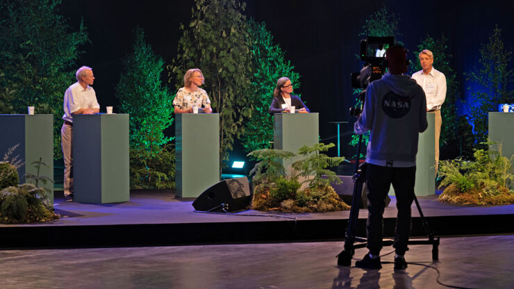 Per Frankelius, Charlotte Norrman, Matilda von Rosen och Ove Konradsson.