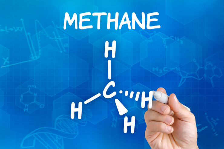 Formeln för metan
