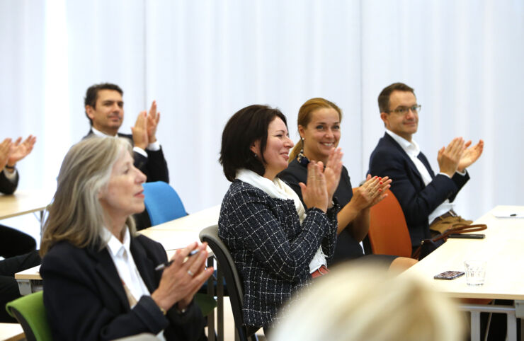 EU ambassadors thank with a round of applause