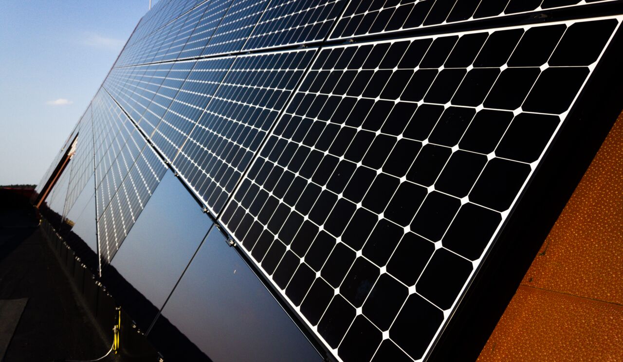  Solar collectors at the Student House on Campus Valla.