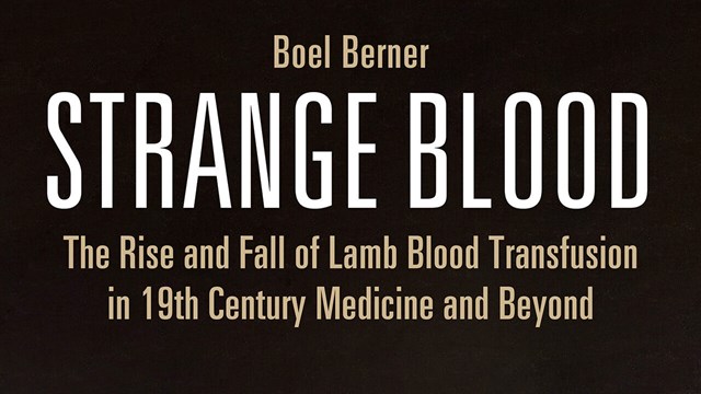 Front page of the book Strange Blood