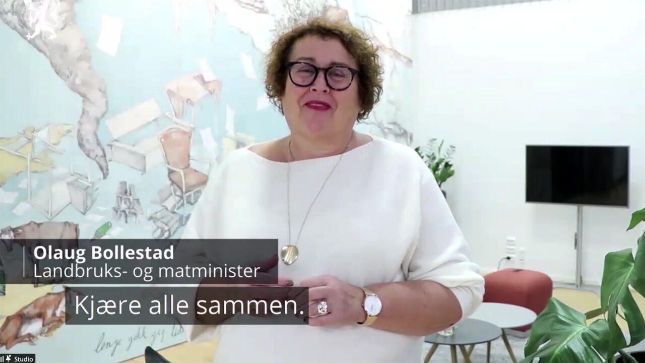 Norges jordbruksminister, Olaug Bollestad