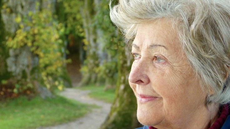 Older women outdoor environment