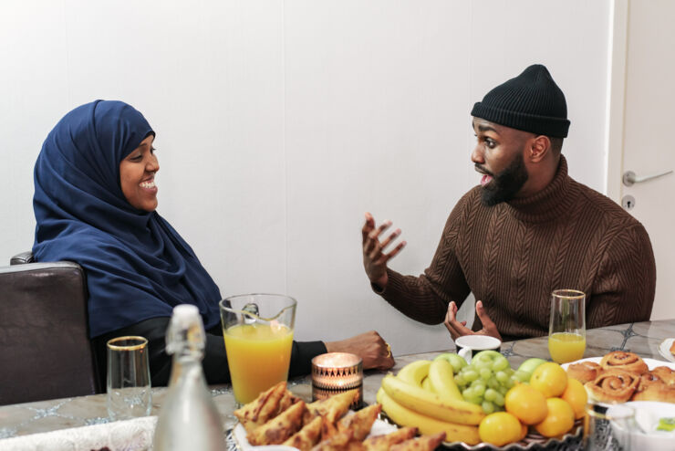 Hamza Mostafa och hans mamma Faaiso Abdirahman.