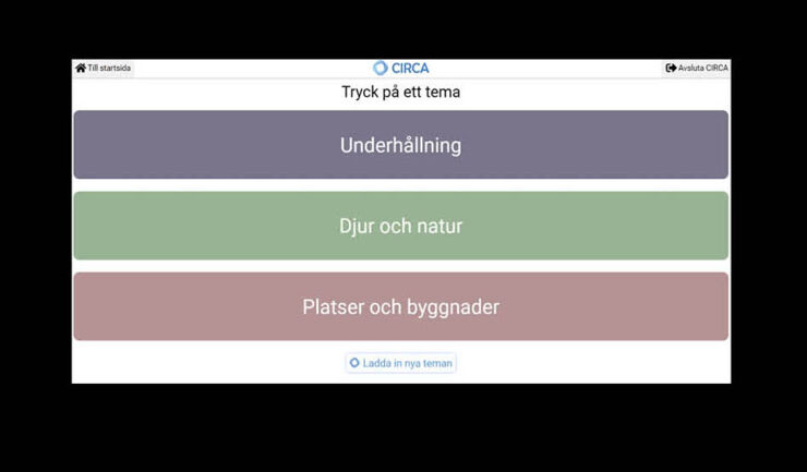 Bild på webbsidan CIRCA.