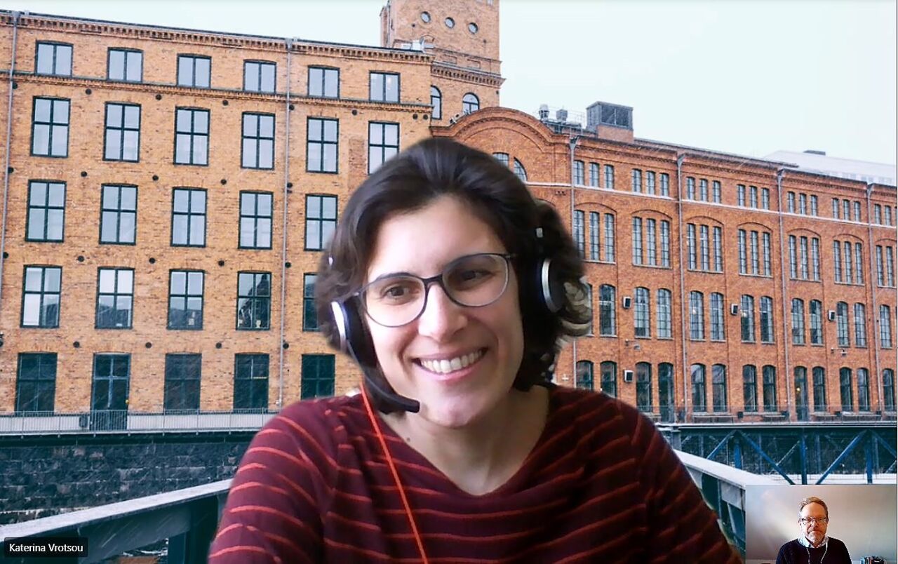 Katerina Vrotsou, universitetslektor.