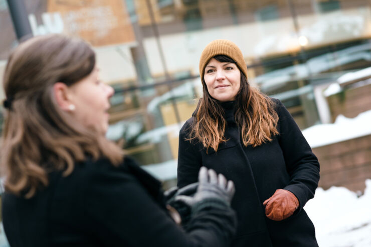 Rozalyn Simon och Caroline Brommesson