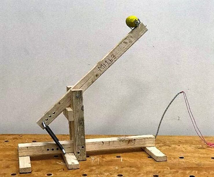 Catapult used in education.