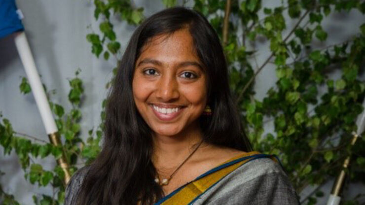 Deepti, alumn från Indien