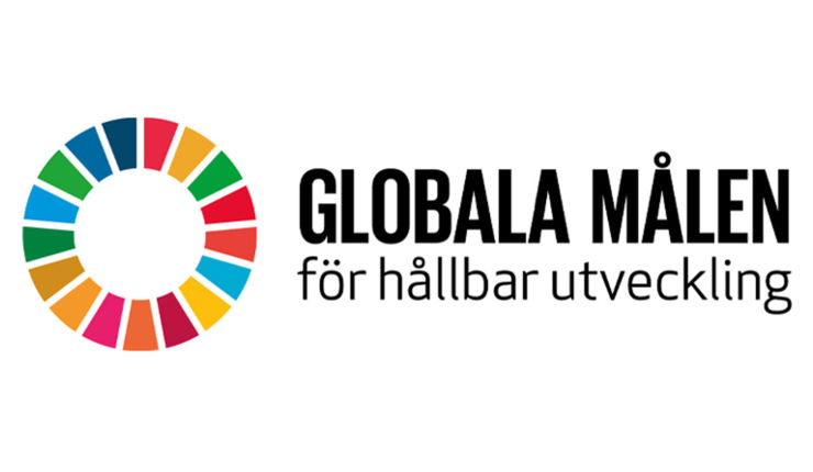 Logotyp för Globala målen.