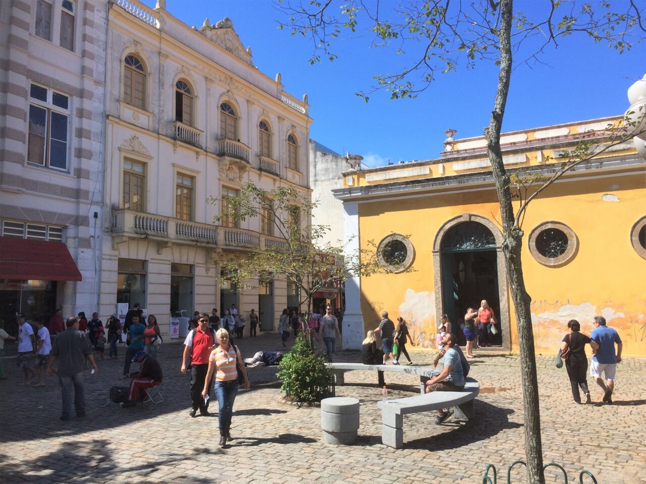 The city center of Florianopolis.