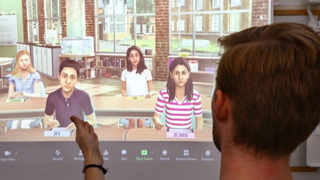 Simulering i undervisning med virtuella elever.