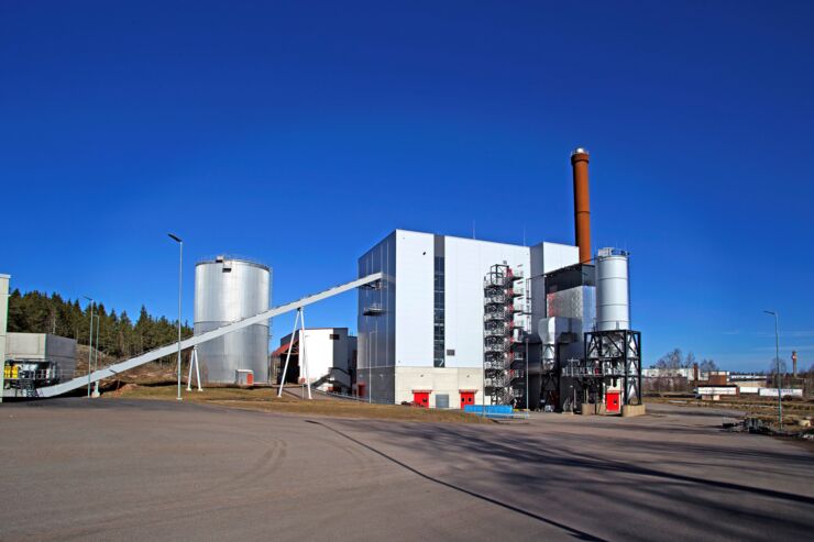 Mjölby CHP plant.