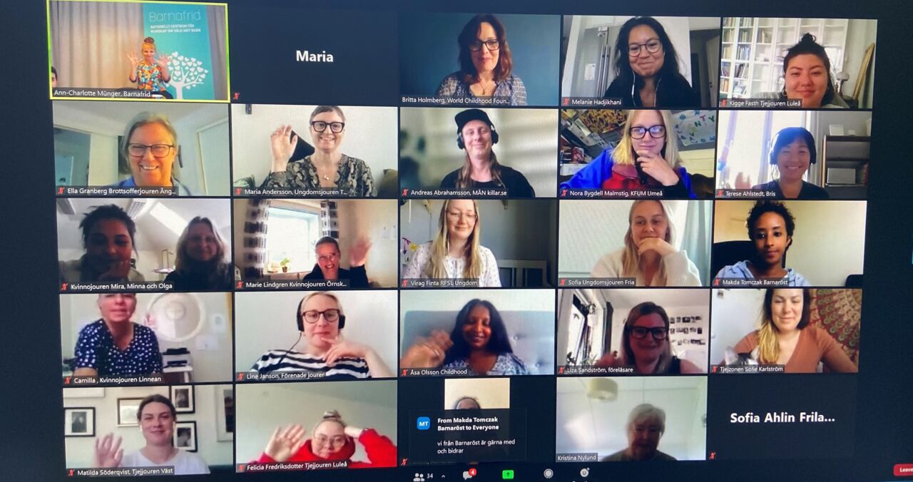 Digitalt café om barns utsatthet på nätet.