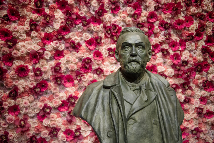 Bust of Alfred Nobel