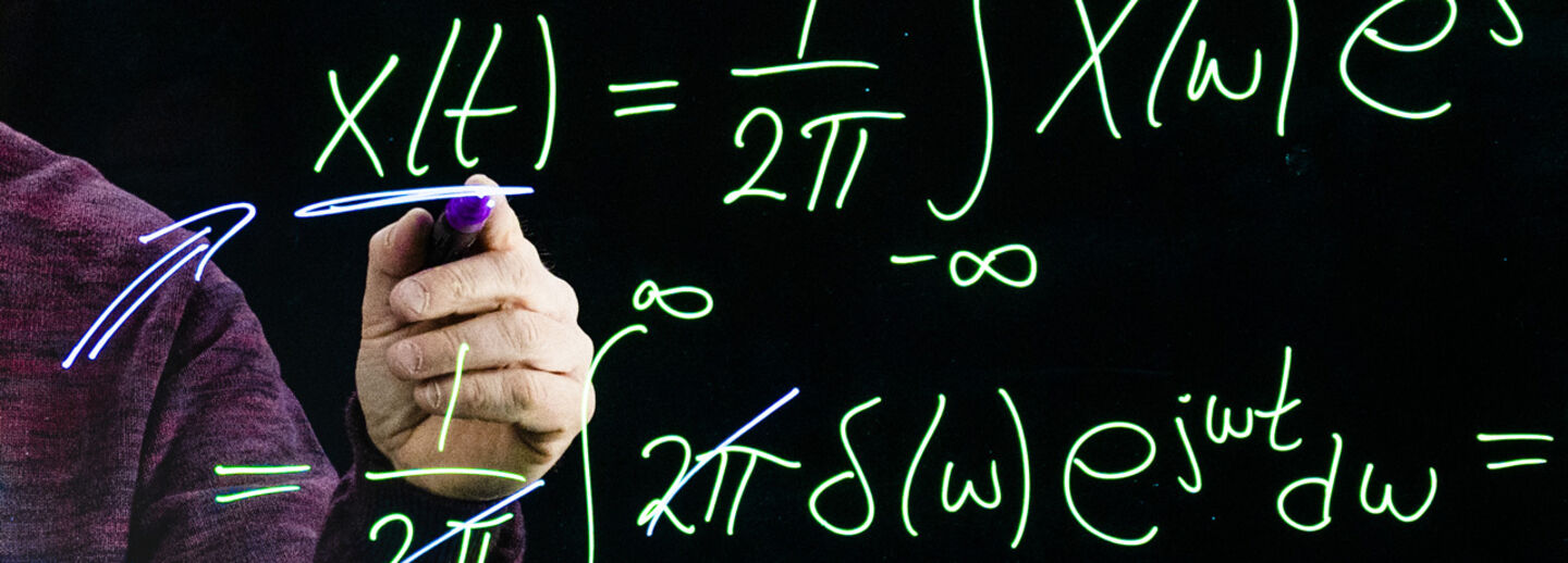 Matematiska formler på lightboard