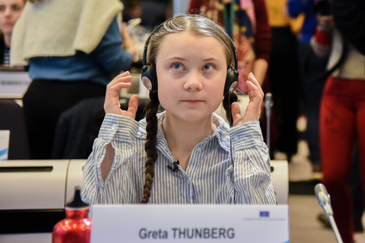 Greta Thunberg.