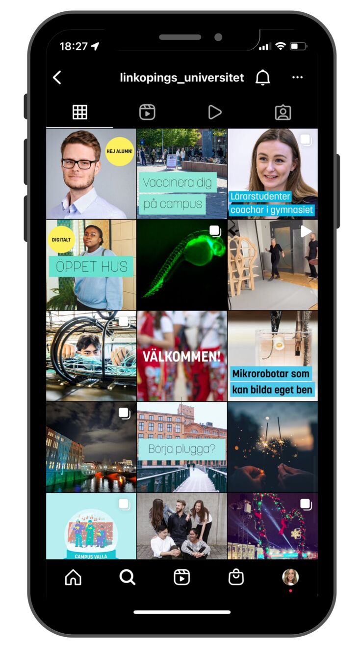 Foto från LiU på Instagram.