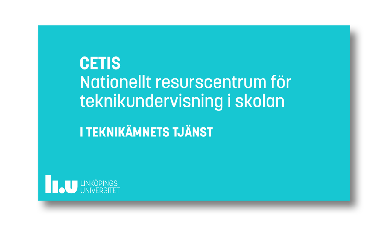 Puffbild för presentation av CETIS.