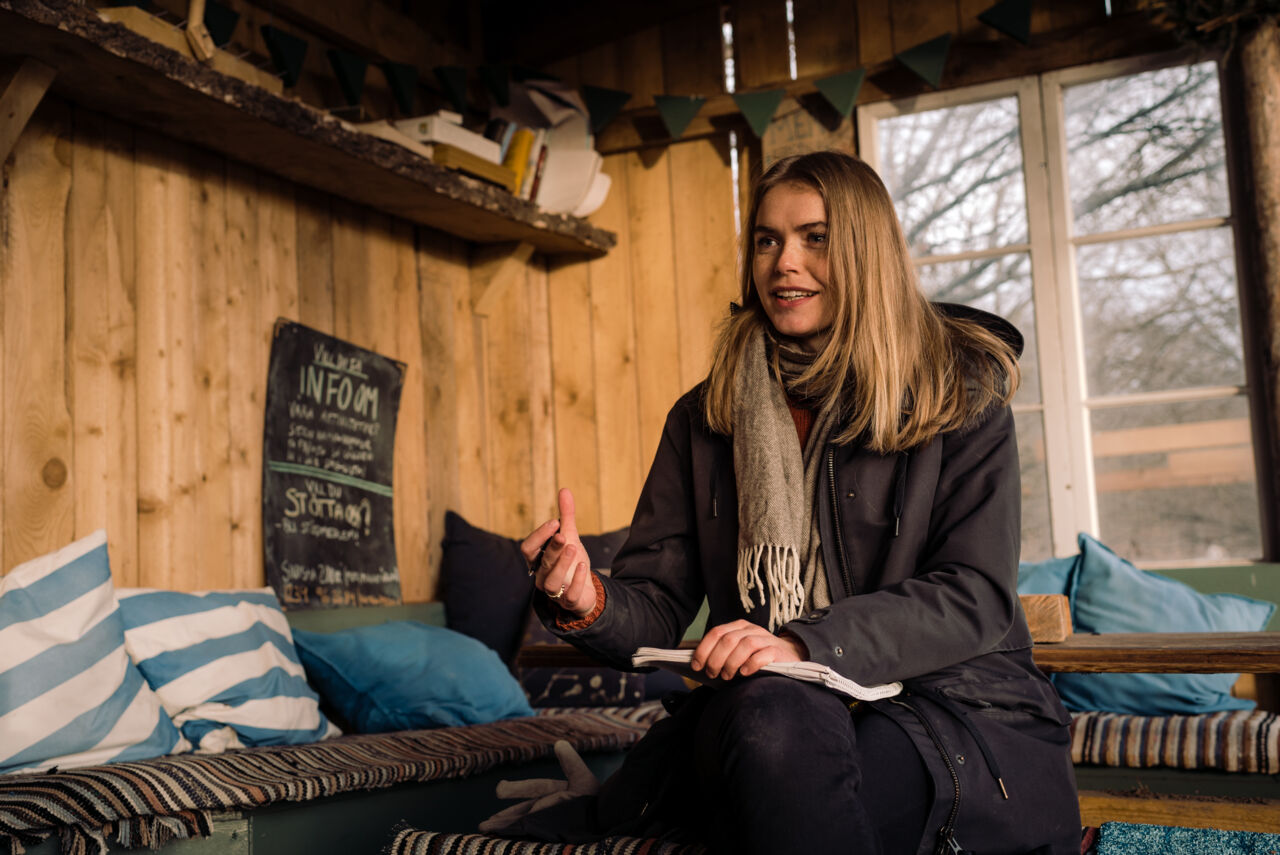 Doctoral student Paulien van de Vlasakker