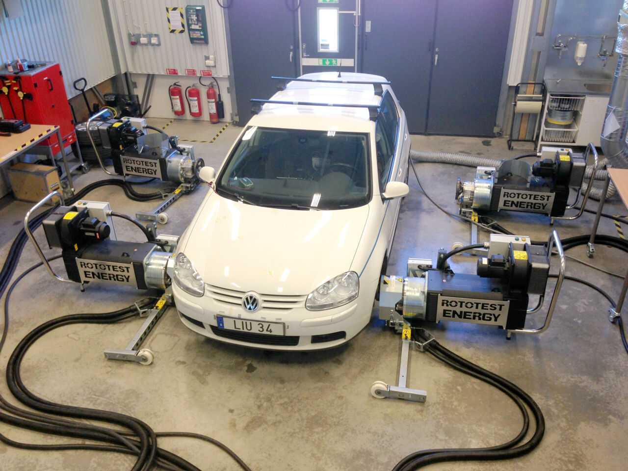 Picture inside from the Vehicle Lab