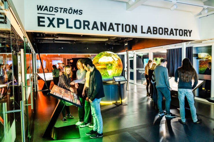 Vy över Wadströms Exploranation Laboratory
