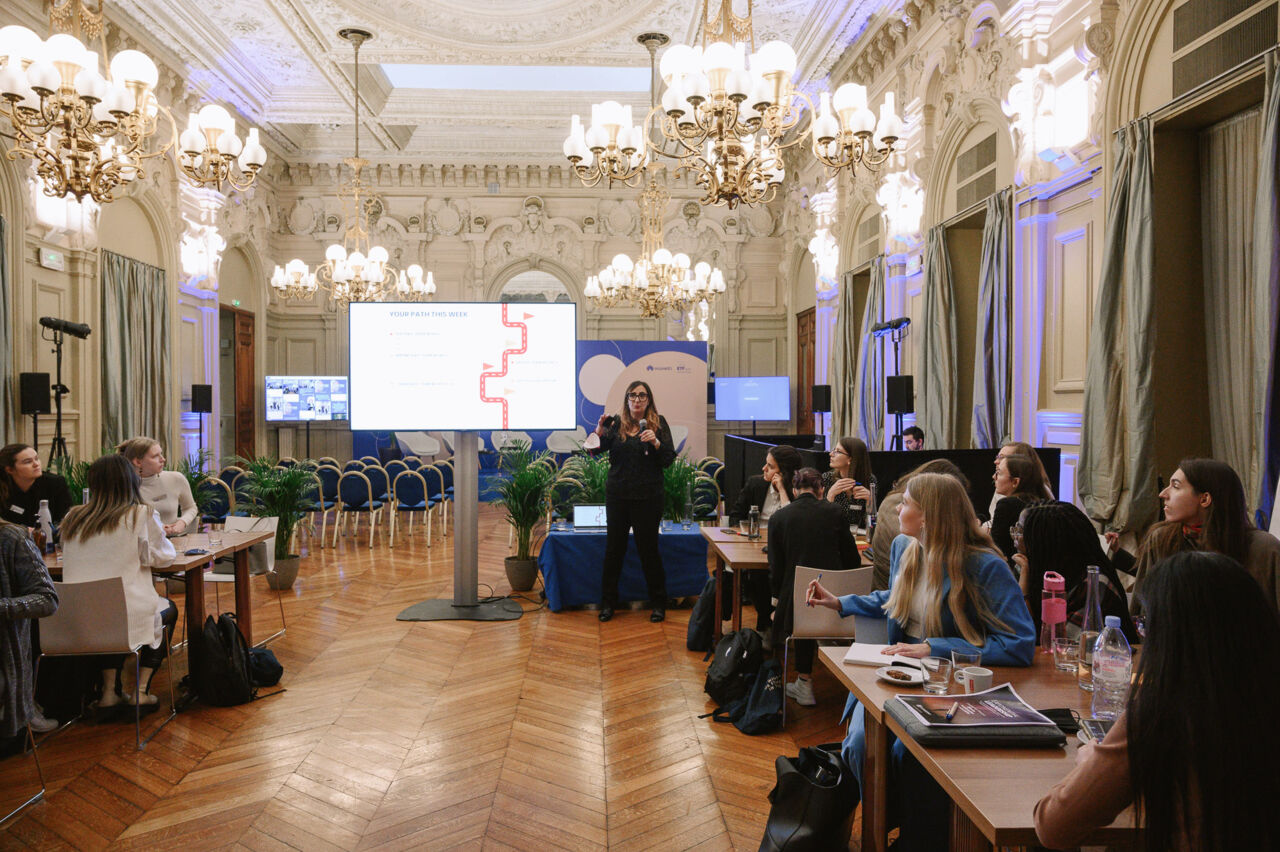 Bild på lektionssal i Nice