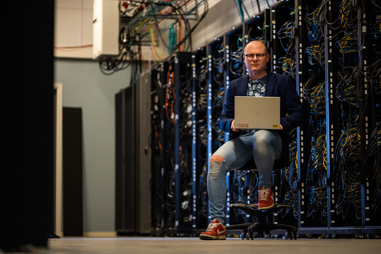 Martin Dahlqvist uses supercomputers to test his theoretical models.