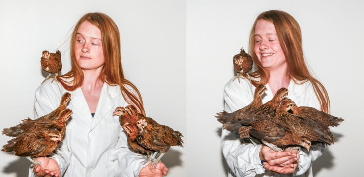 Red Junglefowl and Laura Garnham