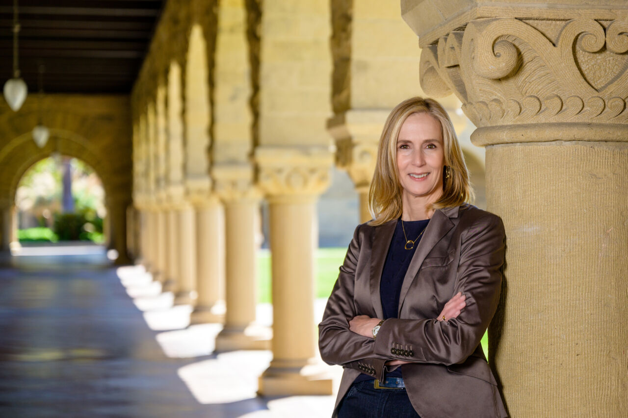 A person standing outside.