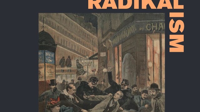 Omslag till boken Radikalism - perspektiv på radikala uttryck och handlingar inom konst, filosofi och religion. h