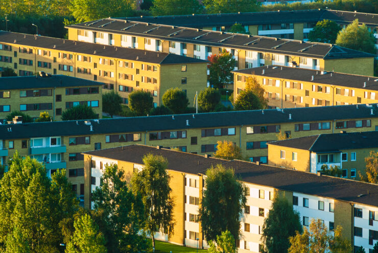 Bostadsområde i Sverige.