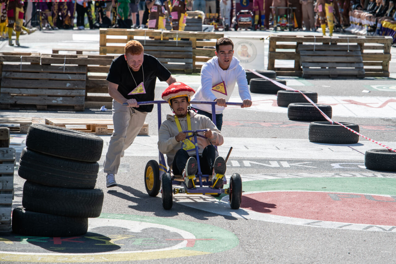 Bild på lådbilsrace