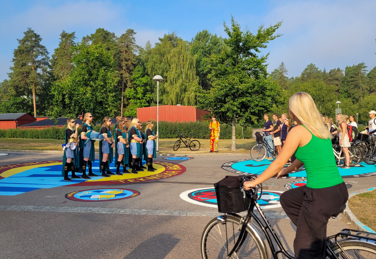 Picture of student reception