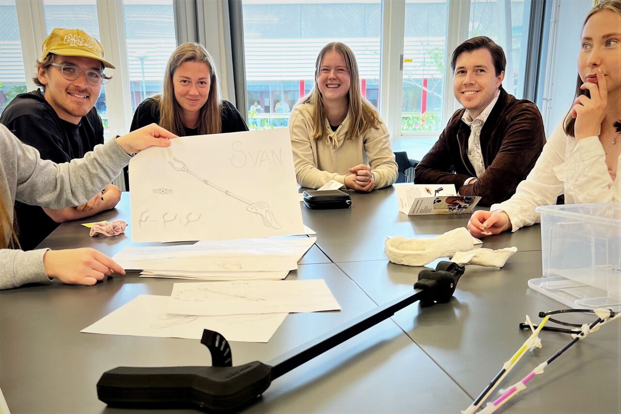 Otto Hultman, Jacqueline L'Allemand, Tilde Sundin, Fredrik Jarl och Paulina Ek.