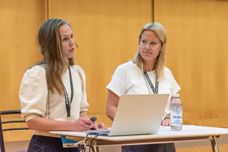 Anna Isaksson och Emma Börjesson.