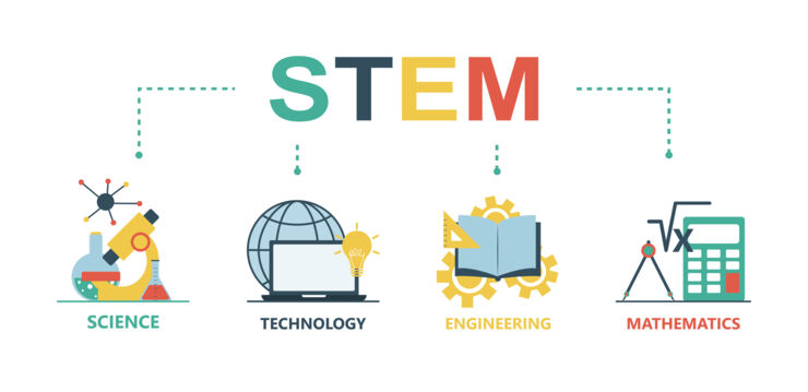 Illustration of STEM higher education