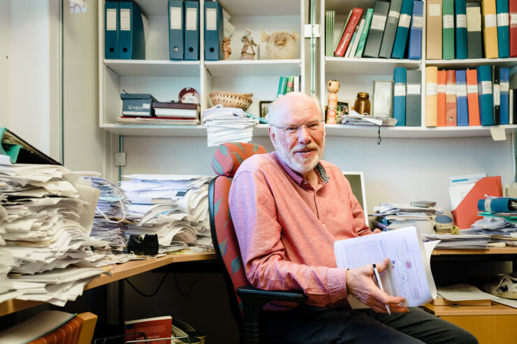 Anders Rosén in his office.