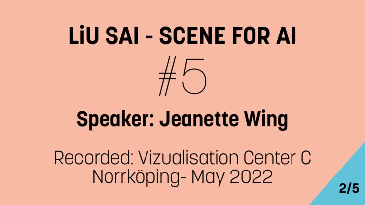LiU SAI - Scene for AI #5