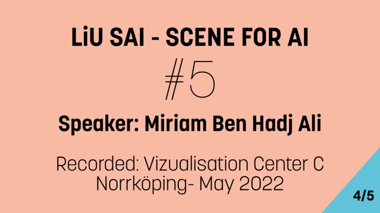 LiU SAI - Scene for AI #5