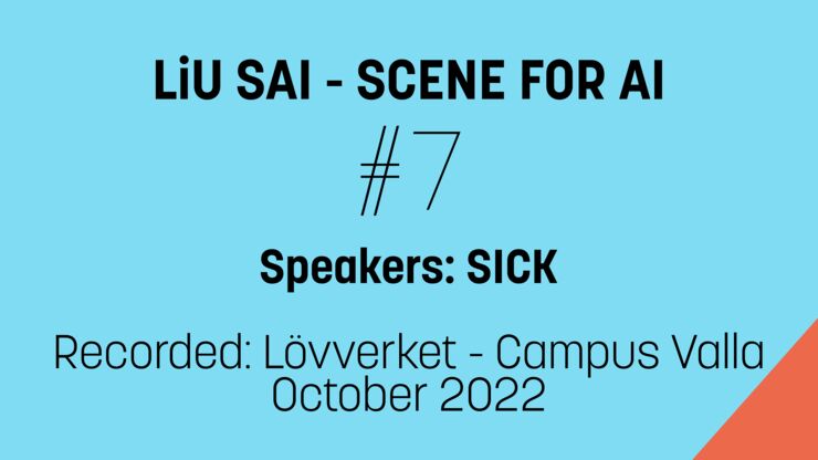 LiU SAI - Scene for AI #7