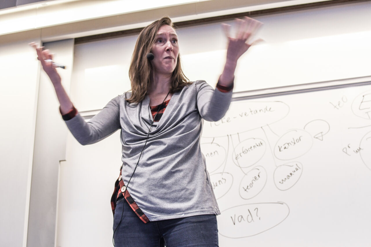 Jonna Bornemark, professor i filosofi vid centrum för praktisk kunskap på Södertörns högskola.