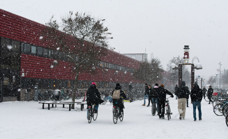 Winter at the Campus Valla.