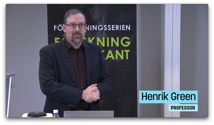 Henrik Green föreläser om nätdroger