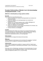 kursplaner för doktorandkurser inom foes