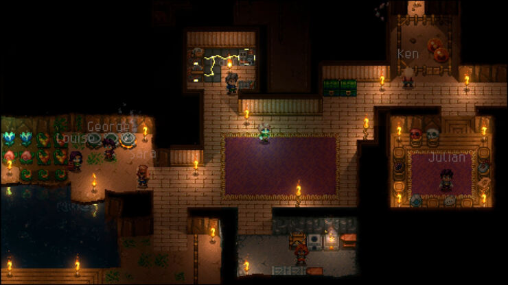 A screenshot of a computergame. 