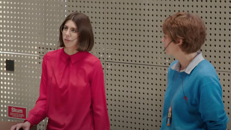 Ericka Johnson och Hannah Pelikan