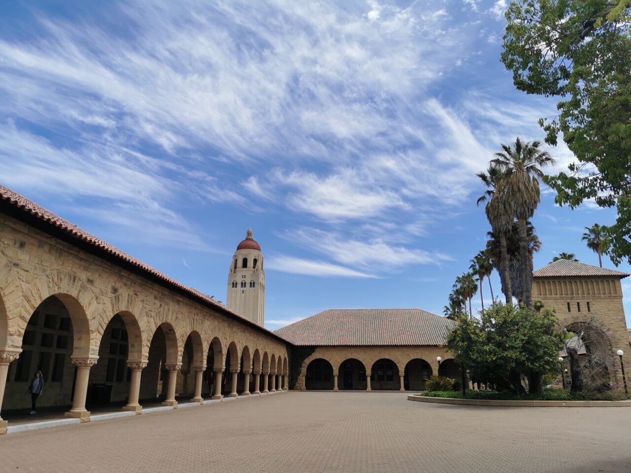 Photo of campus at Stanford University.