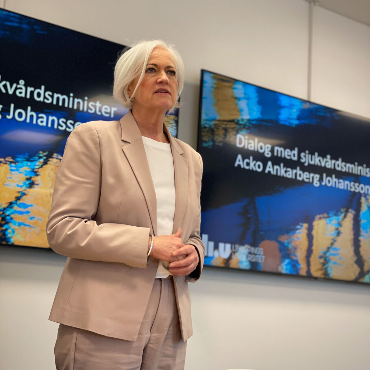 Sjukvårdsminister Acko Ankarberg Johansson (KD).
