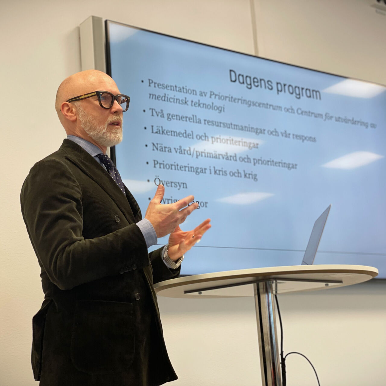 Lars Sandman, föreståndare för Prioriteringscentrum.